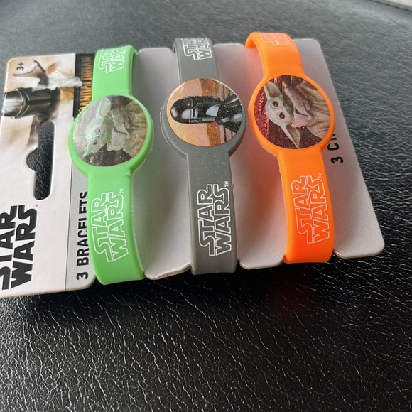 The Mandalorian Star Wars Baller ID Bands Wristbands new X 3 - Picture 2 of 9